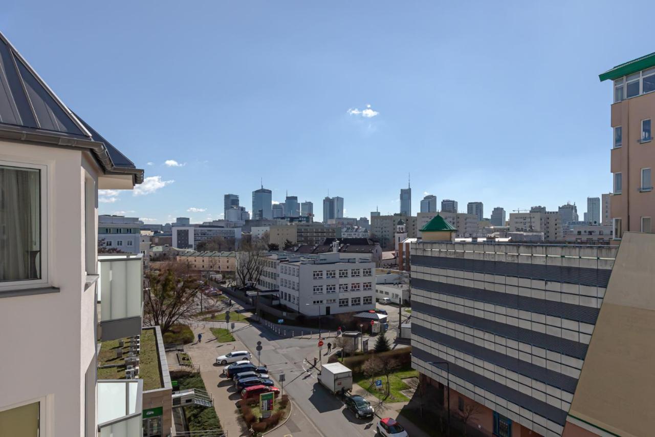 Stylowy Apartament Z Pieknym Widokiem Na Miasto ワルシャワ エクステリア 写真