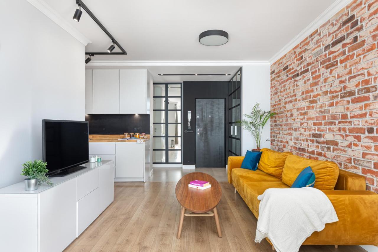 Stylowy Apartament Z Pieknym Widokiem Na Miasto ワルシャワ エクステリア 写真